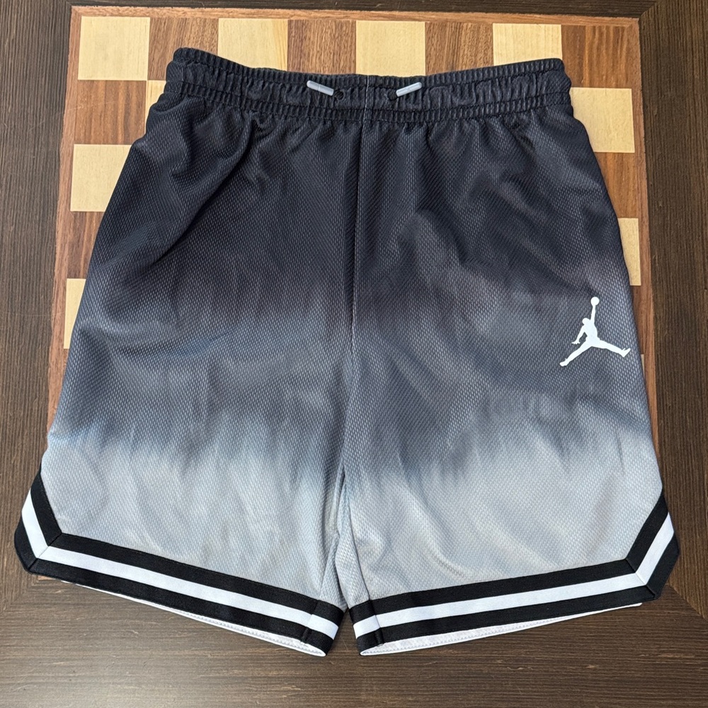 Nike Kids Gradient Black and Gray Shorts
